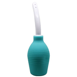 Plug anal Poire de lavement anal caoutchouc bleu pour homme
