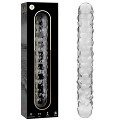 Gode verre à boules 18,5 cm Ø 3 cm — Nebula Modèle 15