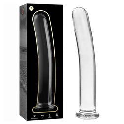 Gode verre courbé 18,5 cm Ø 3 cm — Nebula N.17 — vue de face