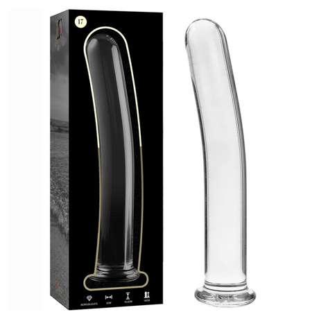 Gode verre courbé 18,5 cm Ø 3 cm — Nebula N.17 · Nebula Series By Ibiza · Godes sans vibration