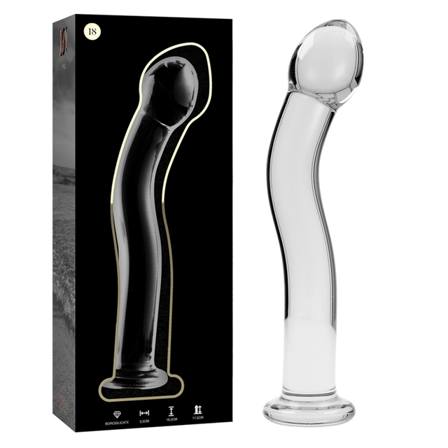 Gode en verre 18,5 cm Ø 3,5 cm — Nebula N.18 · Nebula Series By Ibiza · Godes sans vibration