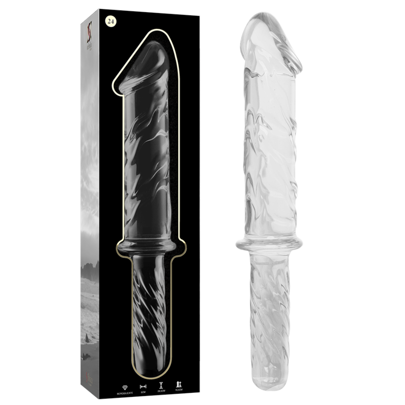 Gode verre XXL 28,5 cm Ø 5 cm — vue de profil