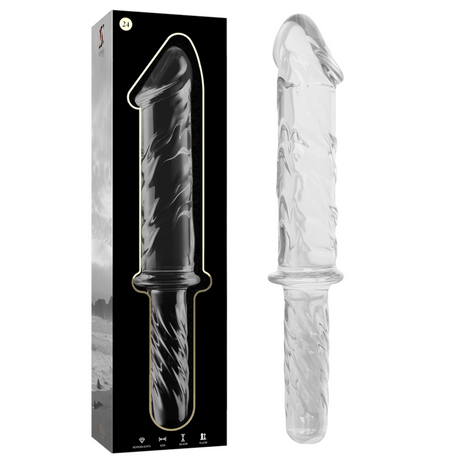 Gode verre XXL 28,5 cm Ø 5 cm — vue de profil