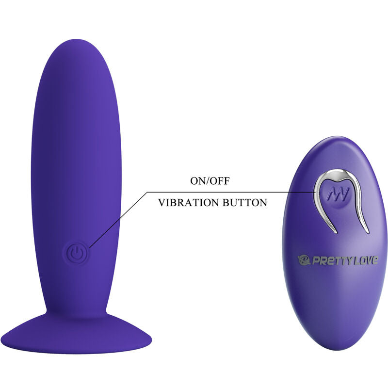 PRETTY LOVE VIBRATEUR ANAL YOUTH PLUG TELECOMMANDE VIOLET