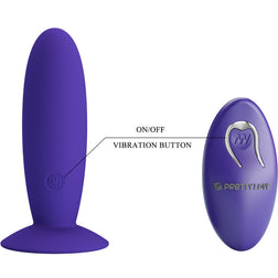 PRETTY LOVE VIBRATEUR ANAL YOUTH PLUG TELECOMMANDE VIOLET