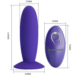 PRETTY LOVE VIBRATEUR ANAL YOUTH PLUG TELECOMMANDE VIOLET