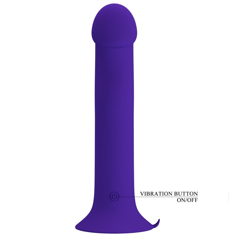 Gode vibrant à pulsations latérales 19 cm — emballage