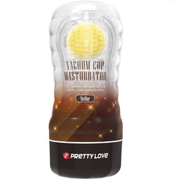 Vue frontale du masturbateur Stellar avec coque transparente