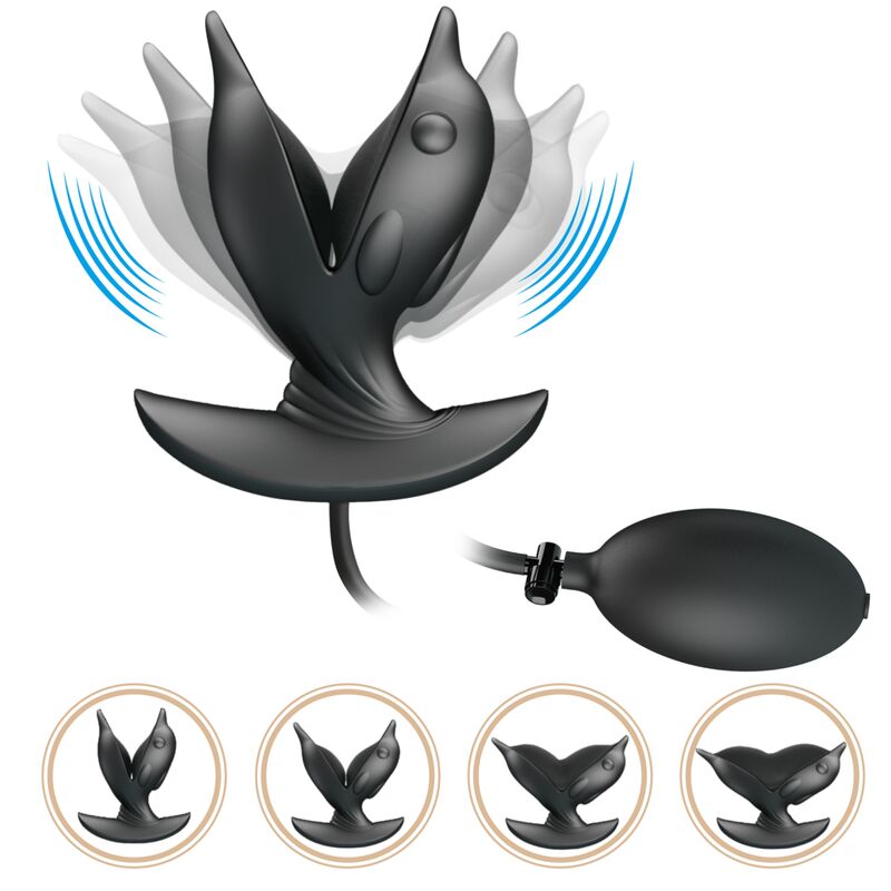 PRETTY LOVE PLUG ANAL DELFIN GONFLABLE RECHARGEABLE