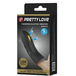 PRETTY LOVE COUVRE DOIGTS ELECTRO STIMULATEUR MARICO NOIR