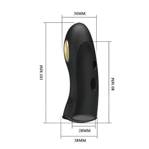 PRETTY LOVE COUVRE DOIGTS ELECTRO STIMULATEUR MARICO NOIR
