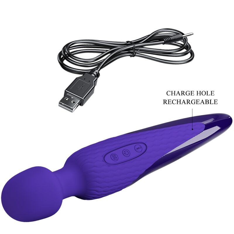 PRETTY LOVE ANTONY YOUTH WAND VIBRATEUR VIOLETTE EFFET CHALEUR