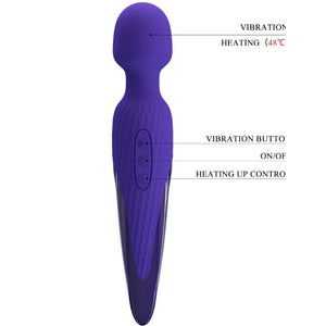 PRETTY LOVE ANTONY YOUTH WAND VIBRATEUR VIOLETTE EFFET CHALEUR
