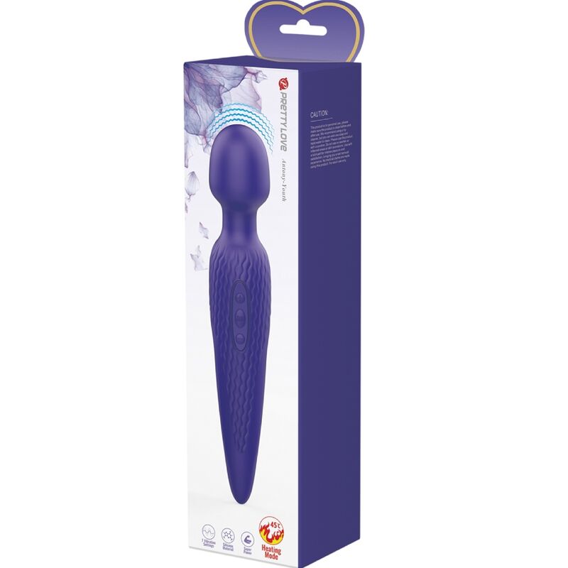 PRETTY LOVE ANTONY YOUTH WAND VIBRATEUR VIOLETTE EFFET CHALEUR