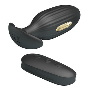 Plug vibrant et électro stimulation avec télécommande — vue détaillée