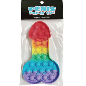 KHEPER GAMES JOUET ANTI STRESS POP IT PENIS MULTICOLORE
