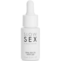 Huile glissante pour sexe oral au CBD coco et menthe 15 ml