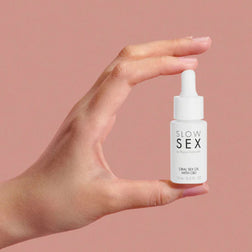 Huile glissante pour sexe oral au CBD coco et menthe 15 ml