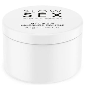 BIJOUX SLOW SEX BOUGIE DE MASSAGE CORPS 50 G