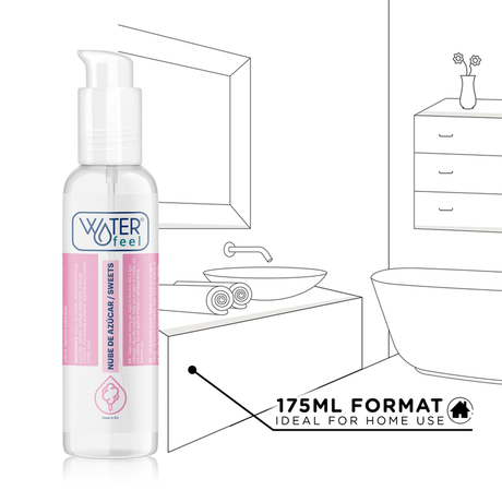 Lubrifiant aromatisé Barbe-a-papa 175 ml — en situation