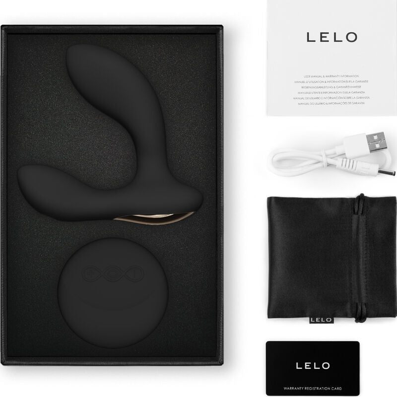 Ferngesteuerter Prostatamassager mit 8 Vibrationsmodi — LELO Hugo 2 Remote