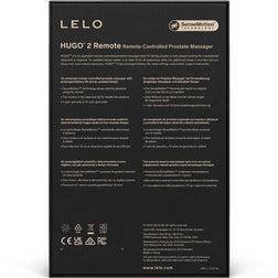Masseur prostatique télécommandé 8 modes vibrants — LELO Hugo 2 Remote