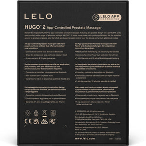 Prostatamassager mit Doppelmotor und 10 Vibrationsmodi — LELO Hugo 2