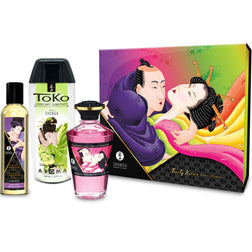 Coffret trio massage et glisse Baisers Fruités — Shunga