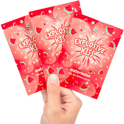 Sucre pétillant pour sexe oral pastèque, sachet 9 g — Explosive Kiss — vue 5