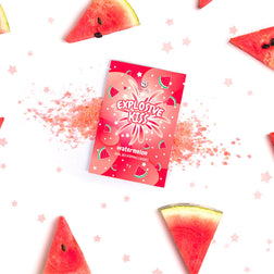 Sucre pétillant pour sexe oral pastèque, sachet 9 g — Explosive Kiss — vue 2