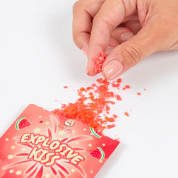 Sucre pétillant pour sexe oral pastèque, sachet 9 g — Explosive Kiss — vue 4
