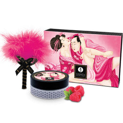 Poudre corporelle comestible sHUNGA KIT DE POUDRE DE MASSAGE COMESTIBLE FRAMBOISE