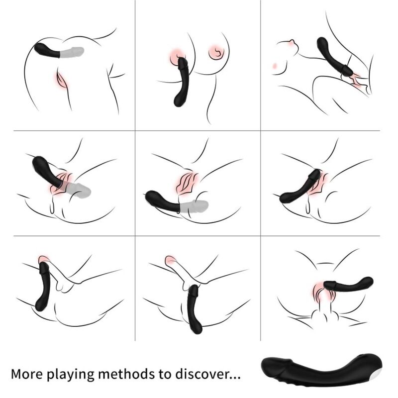 ARMONY GODE VIBRATEUR POINT G SILICONE NOIR