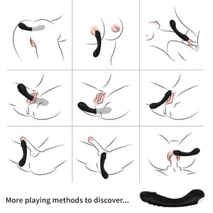 ARMONY GODE VIBRATEUR POINT G SILICONE NOIR