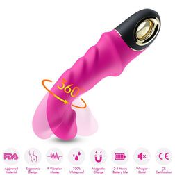 ARMONY JOYBLADE VIBRATING ROTATING DILDO FUCHSIA