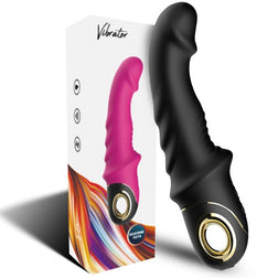 Gode vibrant rotatif JoyBlade noir, 22,8 cm — vue principale.