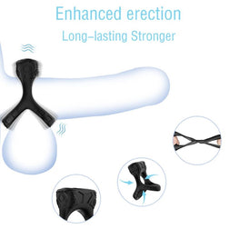 ARMONY MULTI-POSITION VIBRATING RING BLACK