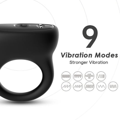 ARMONY ANNEAU VIBRATEUR NOIR