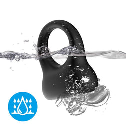 ARMONY BLACK VIBRATING RING