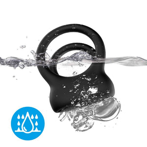 ARMONY VIBRATEUR DOUBLE ANNEAU NOIR