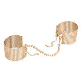 BIJOUX DESIR METALLIQUE MENOTTES MAILLE METAL DORE