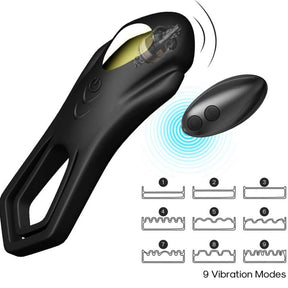 ARMONY TELECOMMANDE DOUBLE ANNEAU VIBRATEUR ROADSTER NOIR