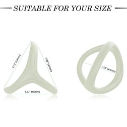 ARMONY DOUBLE SILICONE TRÉSOR GLOW-IN-THE-DARK RING