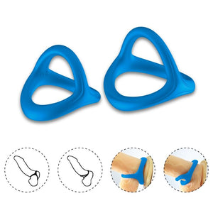 ARMONY BAGUE DOUBLE SILICONE TRESOR BLEU