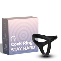 ARMONY TRESOR TRIPLE SILICONE RING BLACK
