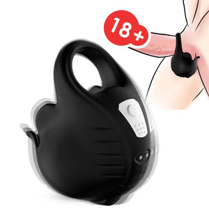 ARMONY ANNEAU VIBRATEUR VENTOUSES NOIR