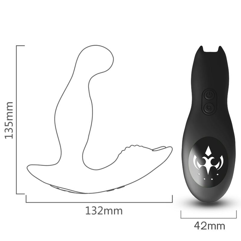 ARMONY BAT KING VIBRATEUR ANAL PROSTATE ROTATEUR TELECOMMANDE NOIR