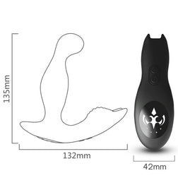 ARMONY BAT KING VIBRATOR ANAL PROSTATE ROTATING REMOTE CONTROL BLACK