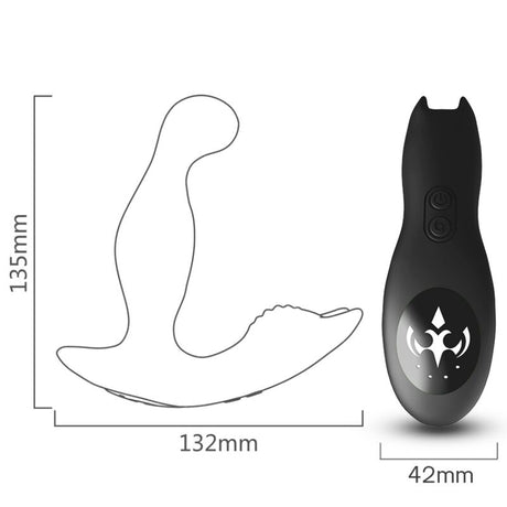 ARMONY BAT KING VIBRATEUR ANAL PROSTATE ROTATEUR TELECOMMANDE NOIR
