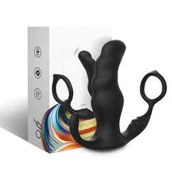 ARMONY KNIGHT ANAL PROSTATE VIBRATOR RING REMOTE BLACK